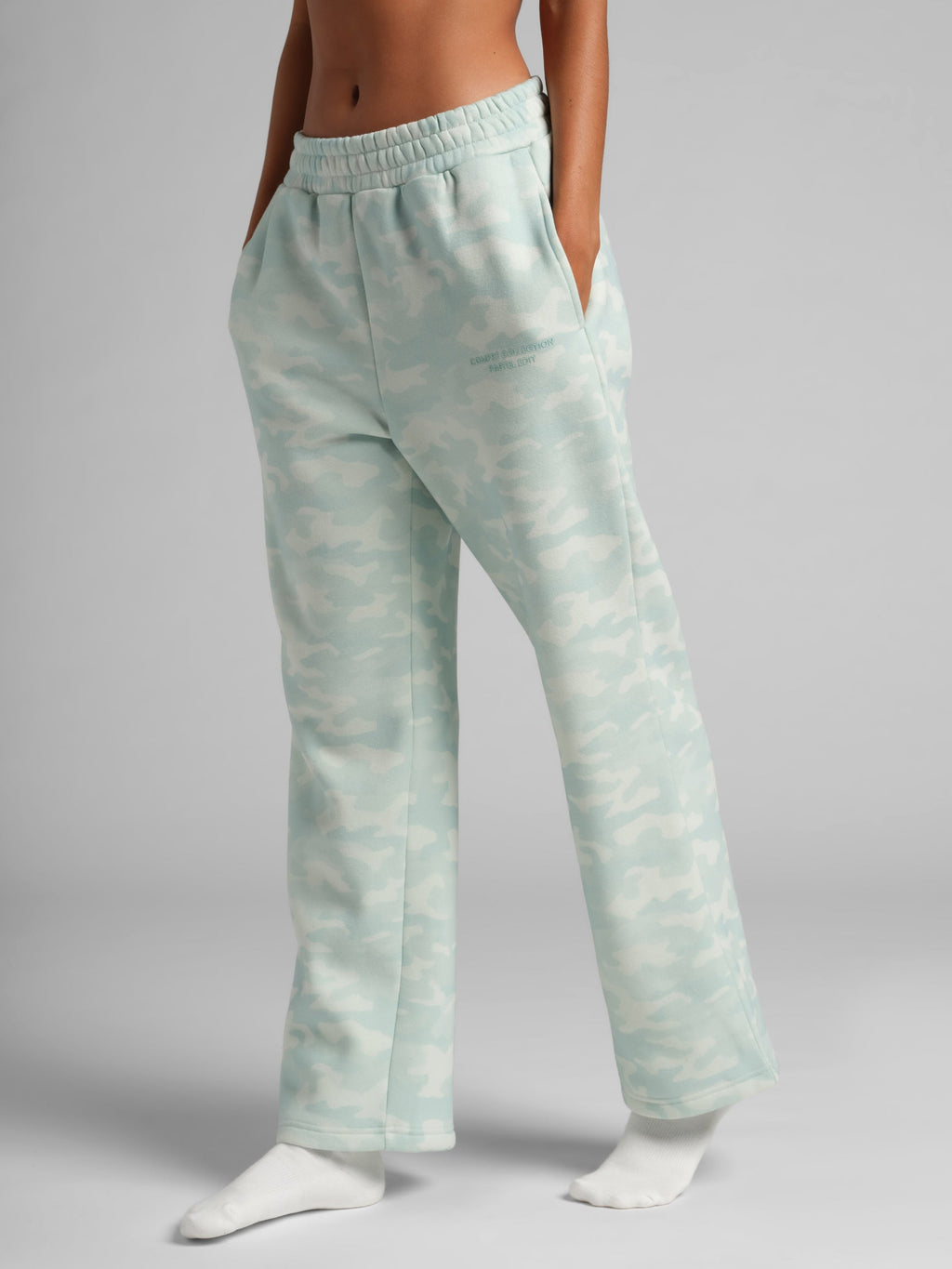 Camo Straight Leg Sweatpants