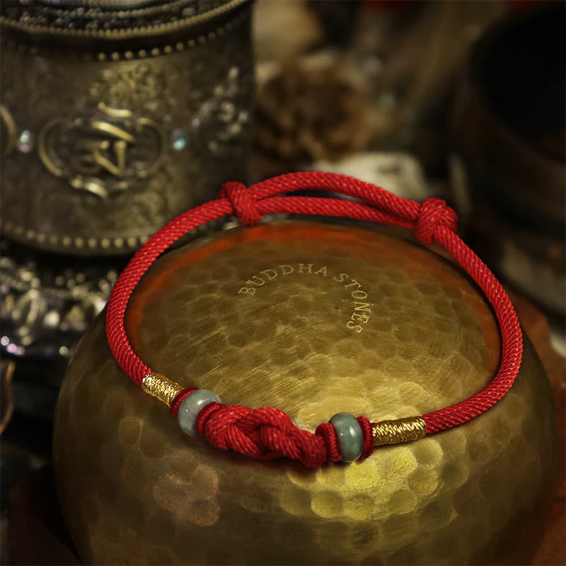 Buddha Stones May Harmony and Good Fortune Be With You Bracelet Includes Gift Message Card