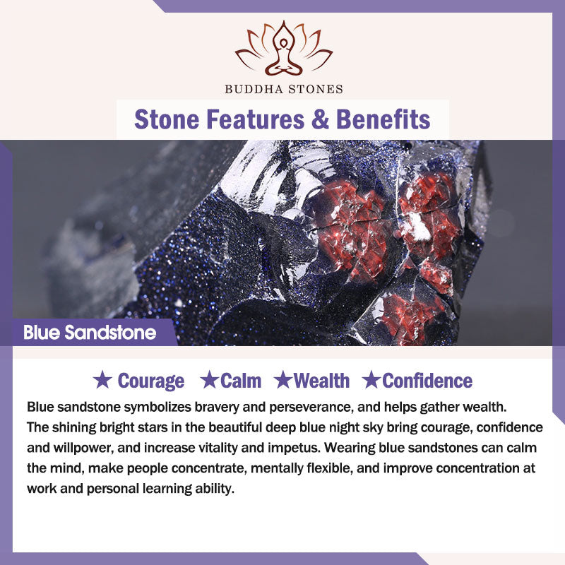 Buddha Stones May the Stars Guide Your Dreams Cat Sandstone Necklace Includes Gift Message Card