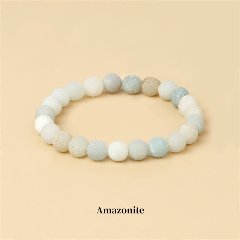 Buddha Stones All the Best for Love and Harmony Stone Quartz Bracelet Includes Gift Message Card