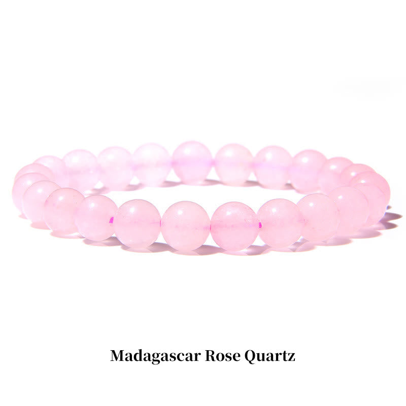 Buddha Stones All the Best for Love and Harmony Stone Quartz Bracelet Includes Gift Message Card