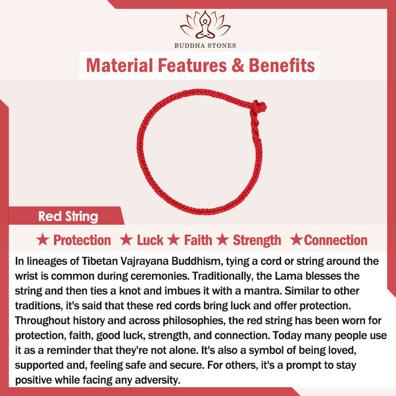 Buddha Stones Blessings for Clear Connections 925 Sterling Silver Lucky Golden Bead String Bracelet Anklet Includes Gift Message Card