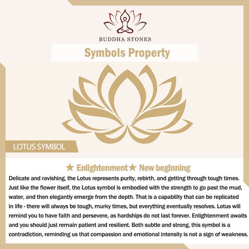 Buddha Stones Hoping for Serenity and Mindfulness Bodhi Lotus Mala Includes Gift Message Card